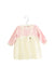 A Pink Long Sleeve Dresses from Chickeeduck in size 12-18M for girl. (Front View)