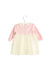 A Pink Long Sleeve Dresses from Chickeeduck in size 12-18M for girl. (Back View)
