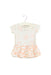 A White Short Sleeve Bodysuits from Kenzo in size 0-3M for girl. (Front View)