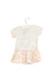 A White Short Sleeve Bodysuits from Kenzo in size 0-3M for girl. (Back View)