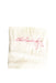 A White Blankets from Chickeeduck in size O/S for girl. (Front View)
