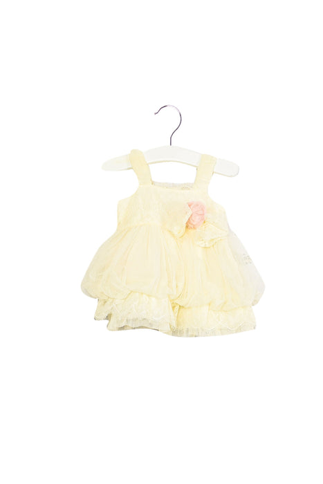 A Ivory Dress Sets from Nicholas & Bears in size 0-3M for girl. (Front View)