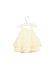 A Ivory Dress Sets from Nicholas & Bears in size 0-3M for girl. (Back View)