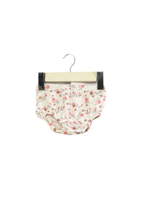 A White Bloomers from Oeuf in size 0-3M for girl. (Front View)