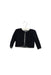 A Navy Cardigans from The Little White Company in size 0-3M for girl. (Front View)