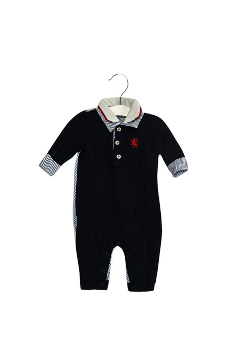 A Navy Long Sleeve Jumpsuits from Nicholas & Bears in size 6-12M for boy. (Front View)