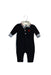 A Navy Long Sleeve Jumpsuits from Nicholas & Bears in size 6-12M for boy. (Front View)