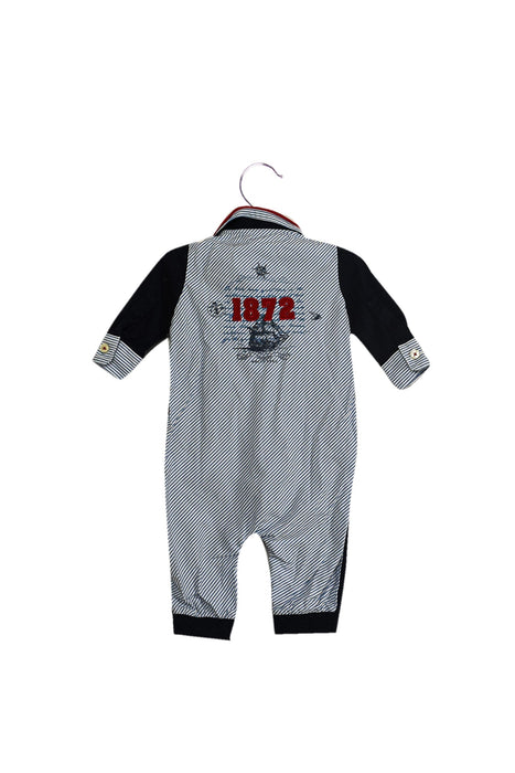 A Navy Long Sleeve Jumpsuits from Nicholas & Bears in size 6-12M for boy. (Back View)