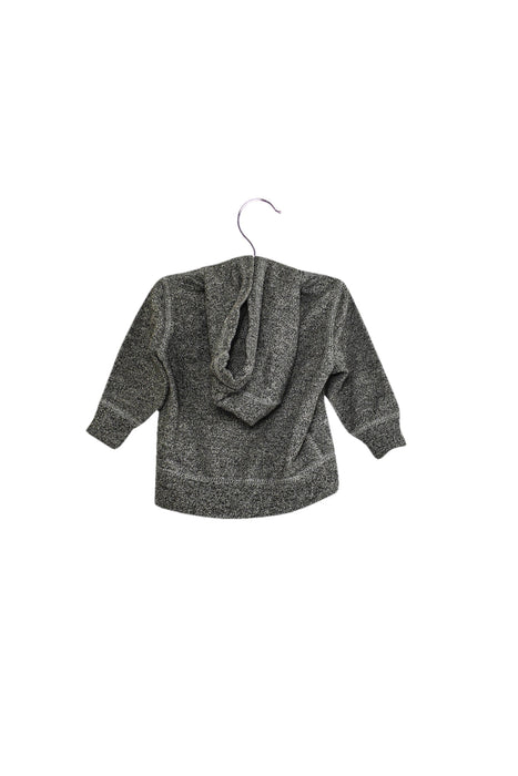 A Grey Lightweight Jackets from Roots in size 3-6M for boy. (Back View)