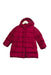 A Red Puffer/Quilted Coats & Outerwear from add in size 3T for girl. (Front View)