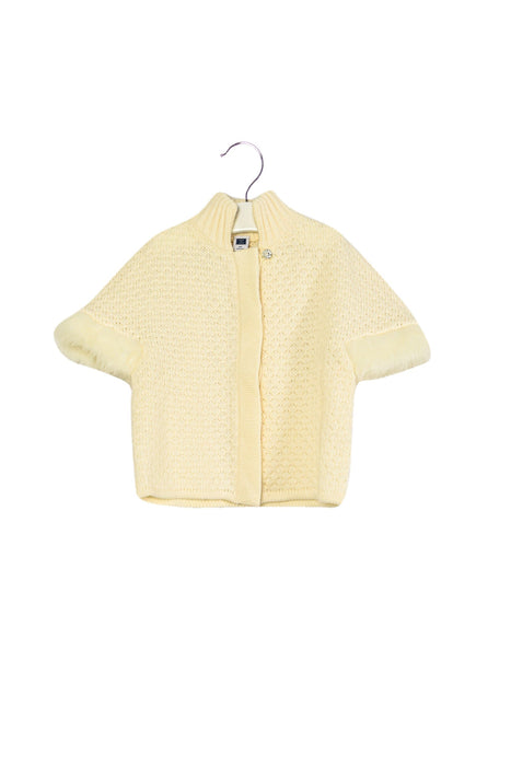 A Ivory Short Sleeve Tops from Janie & Jack in size 2T for girl. (Front View)