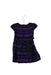 A Navy Dress Sets from Ralph Lauren in size 6-12M for girl. (Back View)
