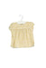 A Beige Short Sleeve Tops from Bout'Chou in size 3-6M for girl. (Front View)