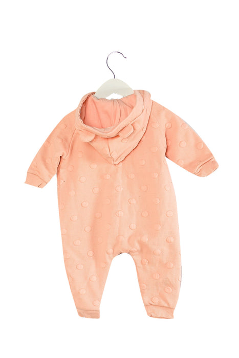 A Pink Long Sleeve Jumpsuits from Seed in size 3-6M for girl. (Back View)