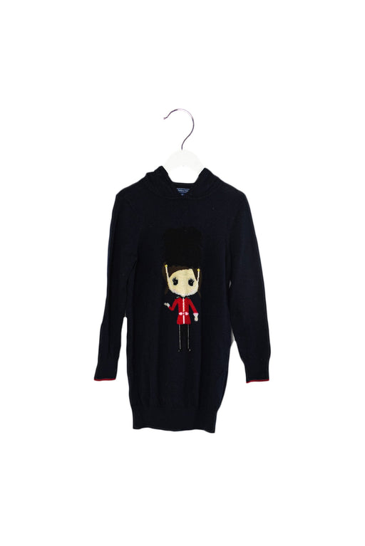 A Navy Knit Sweaters from Nicholas & Bears in size 6T for girl. (Front View)