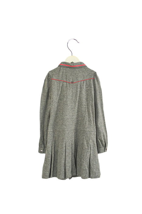 A Grey Long Sleeve Dresses from Nicholas & Bears in size 10Y for girl. (Back View)