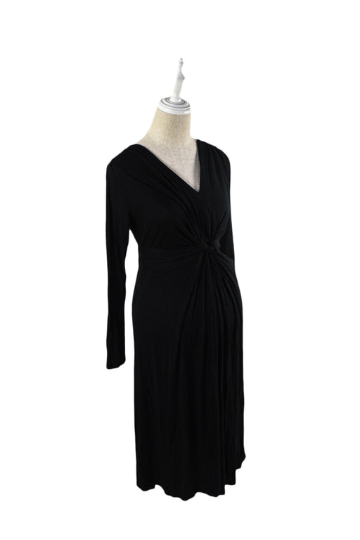 A Black Long Sleeve Dresses from Pietro Brunelli in size XS for maternity. (Front View)
