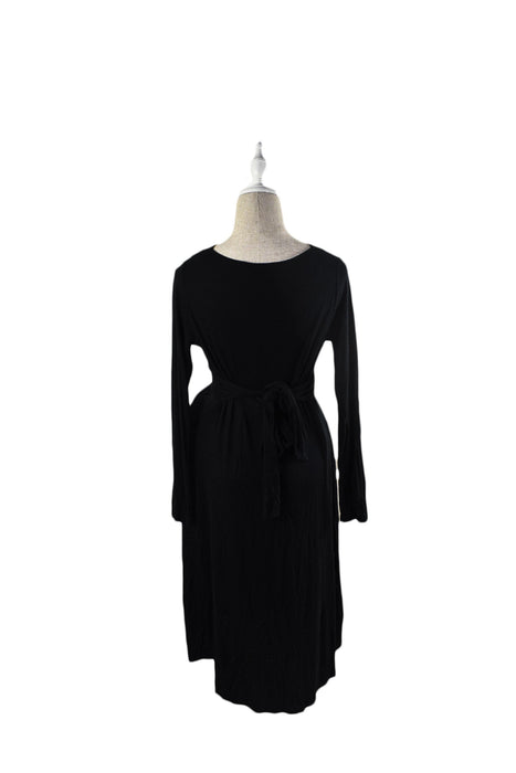 A Black Long Sleeve Dresses from Pietro Brunelli in size XS for maternity. (Back View)
