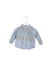 A Blue Shirts from IKKS in size 6-12M for boy. (Front View)