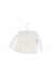 A White Long Sleeve Tops from Catimini in size 3-6M for girl. (Back View)