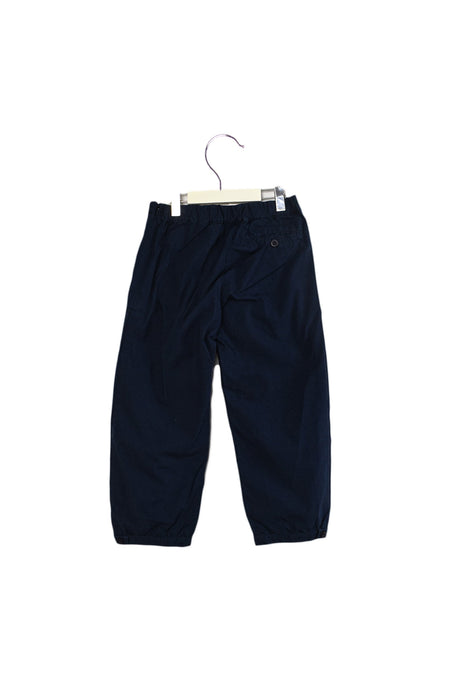 A Navy Casual Pants from Seed in size 8Y for girl. (Back View)