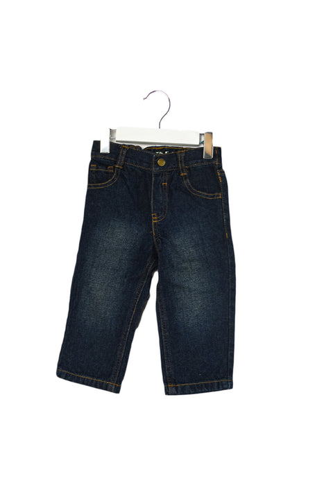 A Blue Jeans from DKNY in size 12-18M for boy. (Front View)