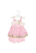 A Pink Sleeveless Rompers from Nicholas & Bears in size 3-6M for girl. (Front View)