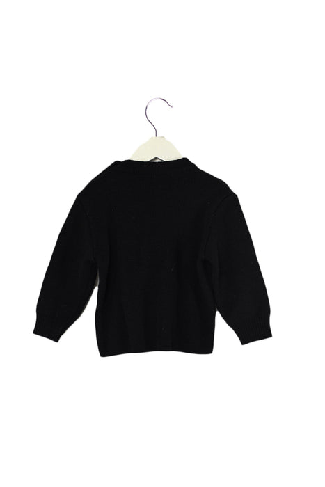 A Black Knit Sweaters from Saint James in size 8Y for boy. (Back View)