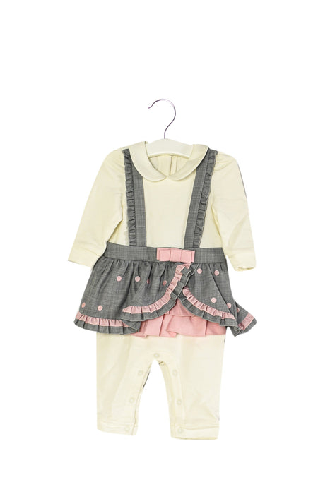 A White Long Sleeve Jumpsuits from Nicholas & Bears in size 6-12M for girl. (Front View)