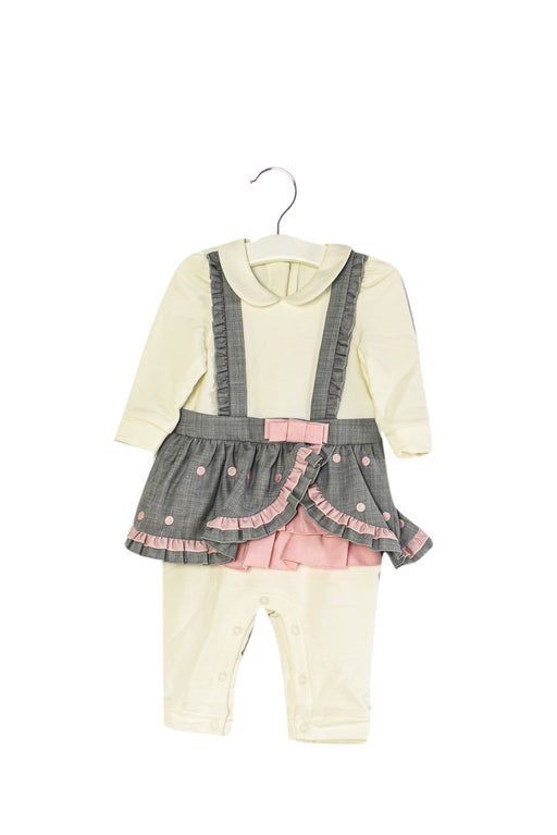 A White Long Sleeve Jumpsuits from Nicholas & Bears in size 6-12M for girl. (Front View)
