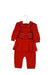 A Red Long Sleeve Jumpsuits from Nicholas & Bears in size 6-12M for girl. (Front View)