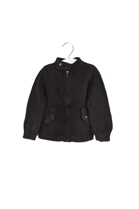 A Brown Lightweight Jackets from Bonpoint in size 3T for boy. (Front View)