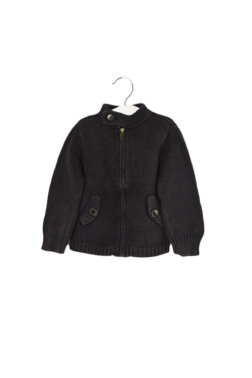 A Brown Lightweight Jackets from Bonpoint in size 3T for boy. (Front View)
