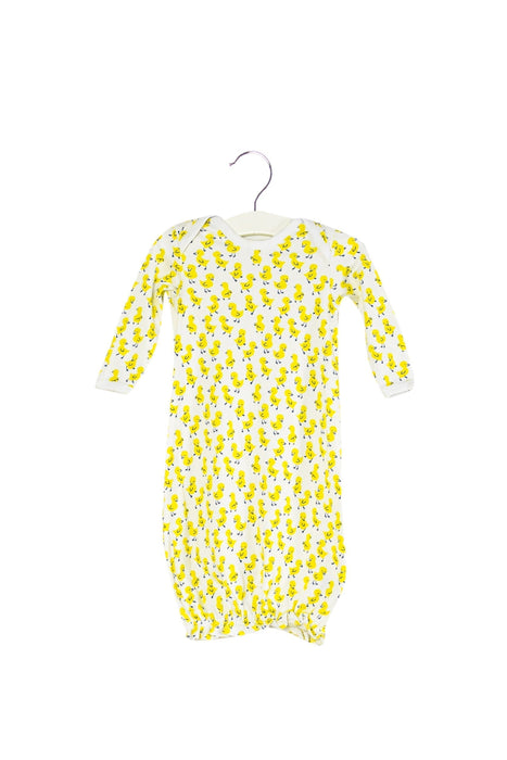 A White Onesies from Roberta Roller Rabbit in size 6-12M for neutral. (Front View)