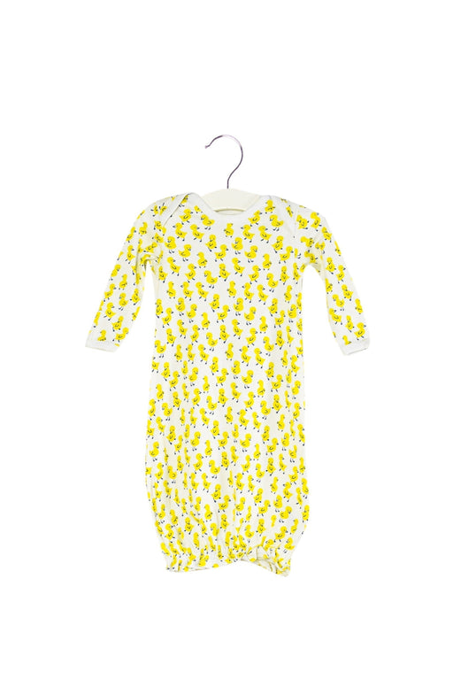 A White Onesies from Roberta Roller Rabbit in size 6-12M for neutral. (Front View)