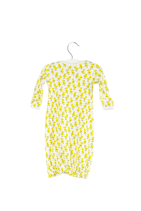 A White Onesies from Roberta Roller Rabbit in size 6-12M for neutral. (Back View)