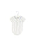A White Short Sleeve Bodysuits from Janie & Jack in size 3-6M for boy. (Front View)