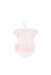A Pink Short Sleeve Bodysuits from Elegant Baby in size 6-12M for girl. (Back View)