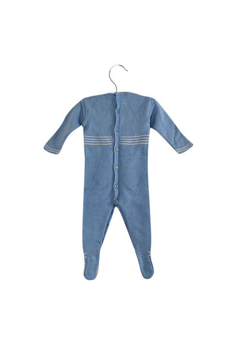 A Blue Bodysuits from Paz Rodriguez in size 3-6M for boy. (Back View)