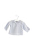 A Blue Long Sleeve Tops from Bonpoint in size 0-3M for girl. (Front View)