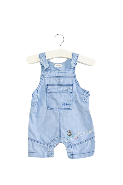 A Blue Sleeveless Rompers from Kaloo in size 0-3M for boy. (Front View)