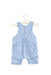 A Blue Sleeveless Rompers from Kaloo in size 0-3M for boy. (Back View)