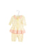 A Ivory Long Sleeve Jumpsuits from Nicholas & Bears in size 0-3M for girl. (Front View)