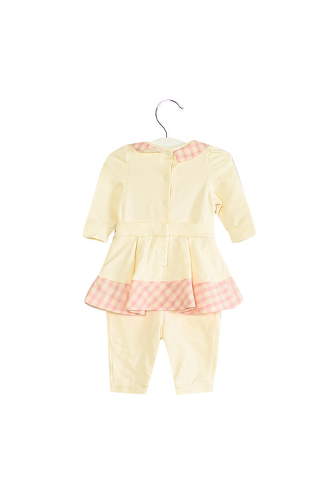 A Ivory Long Sleeve Jumpsuits from Nicholas & Bears in size 0-3M for girl. (Back View)