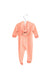 A Pink Long Sleeve Jumpsuits from Seed in size 3-6M for girl. (Back View)