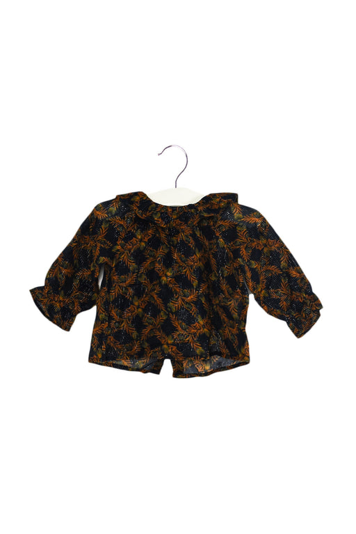 A Navy Long Sleeve Tops from Louis Louise in size 3T for girl. (Front View)