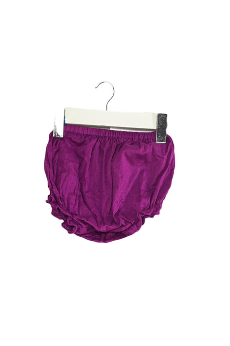 A Purple Shorts Sets from Velveteen in size 6-12M for girl. (Back View)