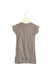 A Brown Short Sleeve Dresses from Excuse My French in size 2T for girl. (Back View)