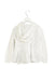 A White Zippered Sweatshirts from Polo Ralph Lauren in size 4T for girl. (Back View)