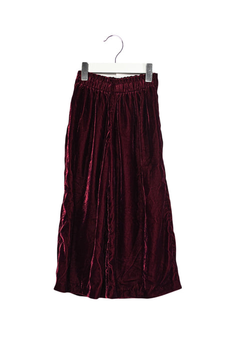 A Red Casual Pants from Janie & Jack in size 4T for girl. (Front View)